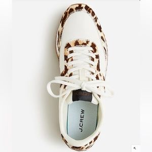 J. Crew Sneaker in Haircalf NIB